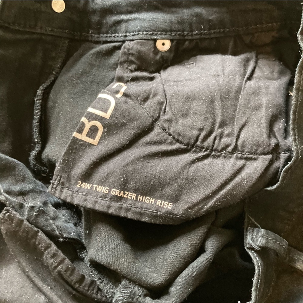 BDG Women's Black Twig Grazer High Rise Jeans Size 24W - Picture 13 of 13